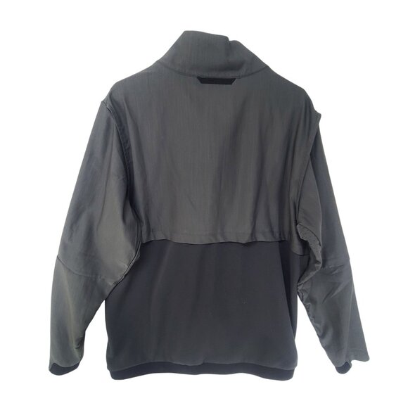 Nike Dri-Fit Men's Zip Up Windbreaker Jacket Black Size XL Athletic Traning - Picture 4 of 6